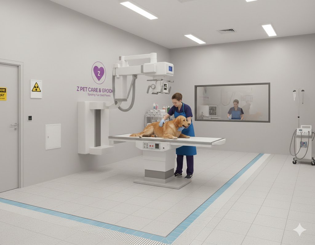 dog scanning room of z veterinary hospital