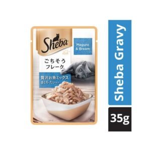 Sheba Fish Mix Maguro and Bream Wet Cat Food Pouch 35g